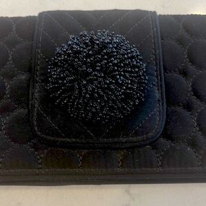 Vera Bradley black clutch